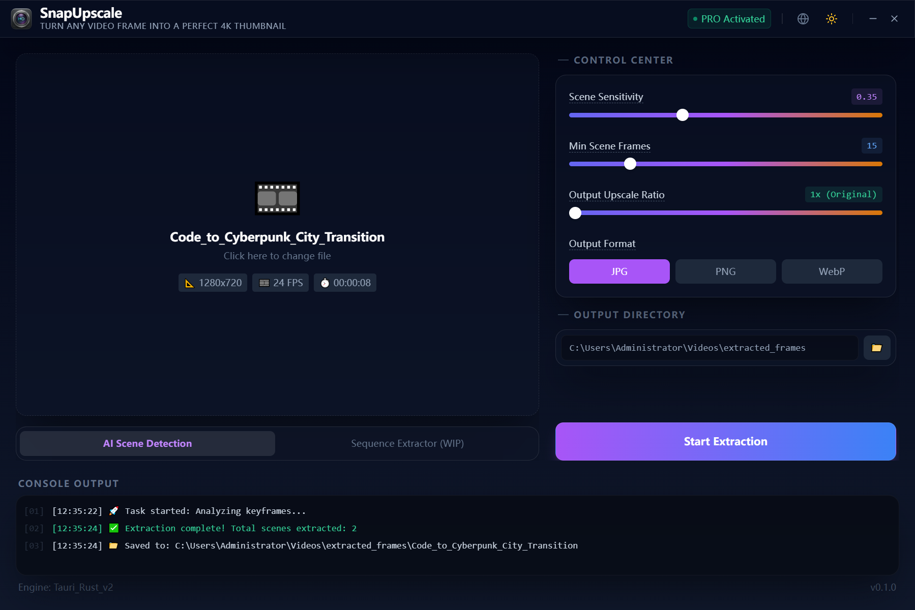 SnapUpscale Product Interface